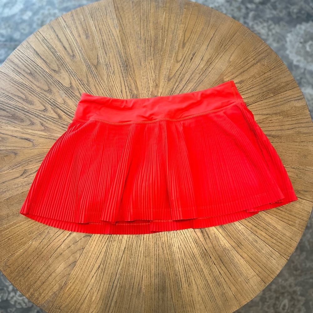 Lululemon Varsity High-Rise Pleated Tennis Skirt - Lululemon Red